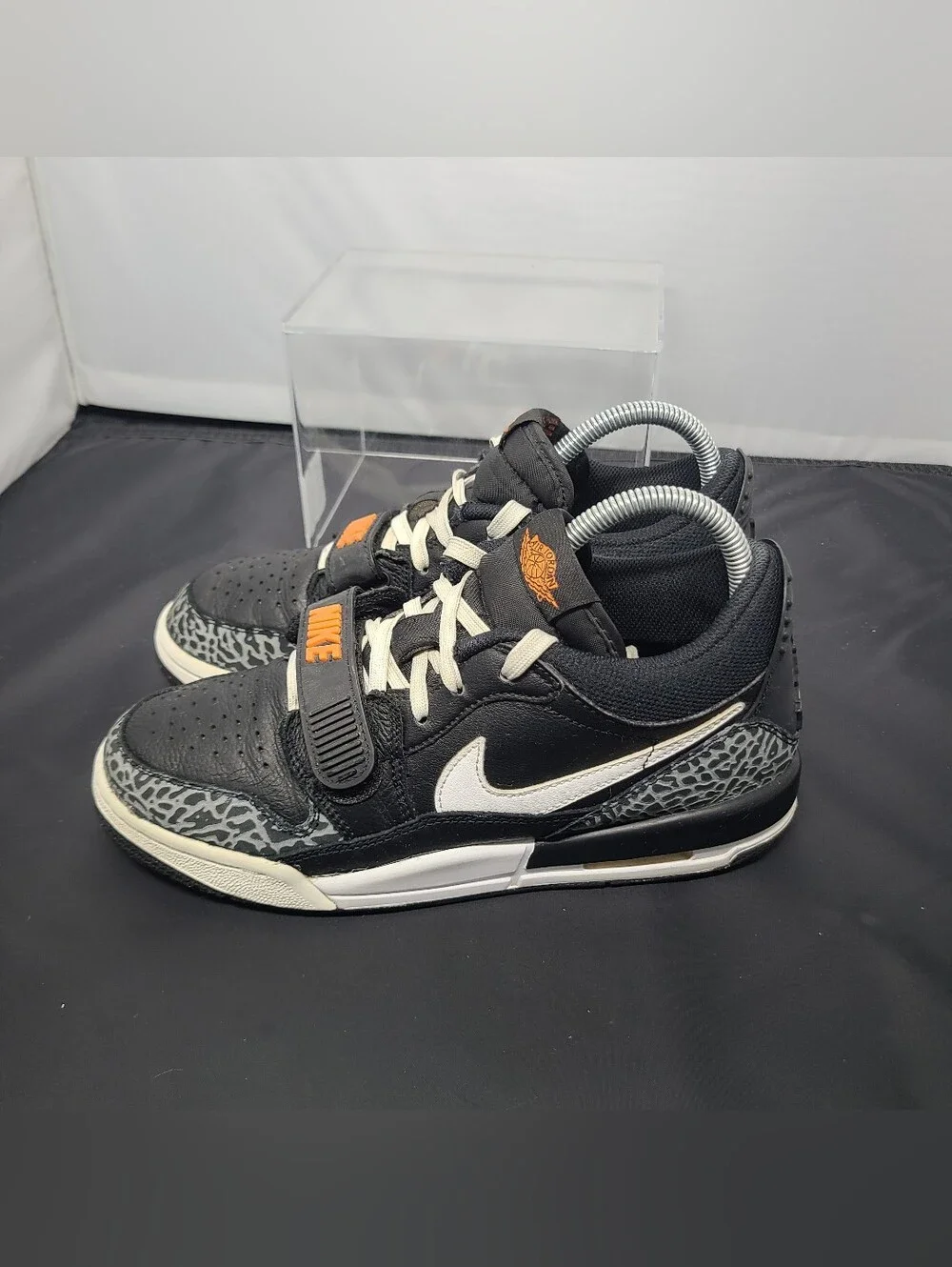 Nike Air Jordan Legacy 312 Low CD9054-018 Black White Wolf Grey kids Size 6.5Y